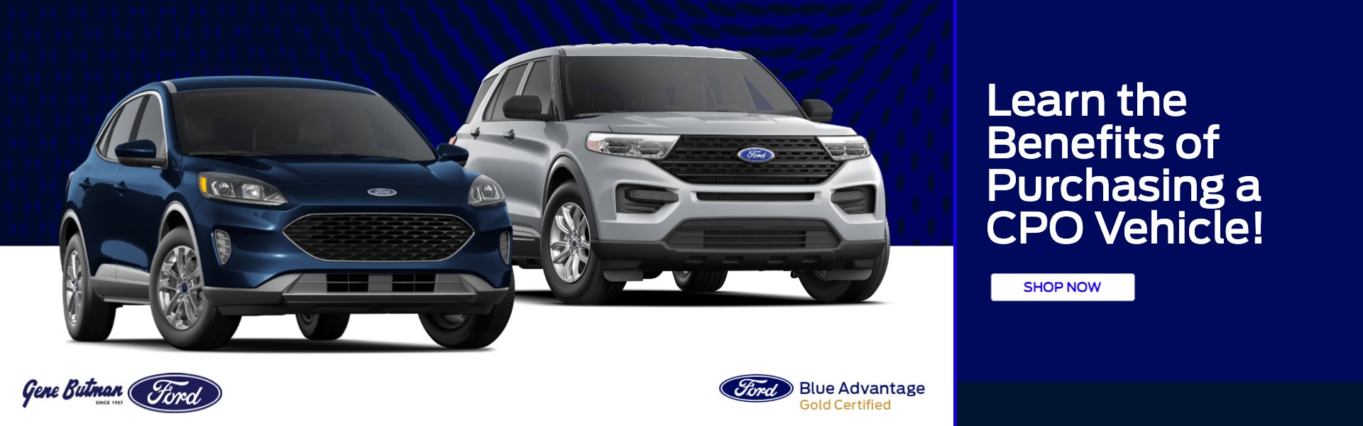 CPO Vehicles Gold Certified at Gene Butman Ford in Ypsilanti MI