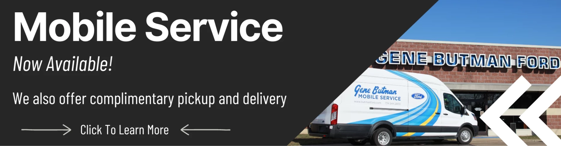 Mobile Service at Gene Butman Ford in Ypsilanti MI