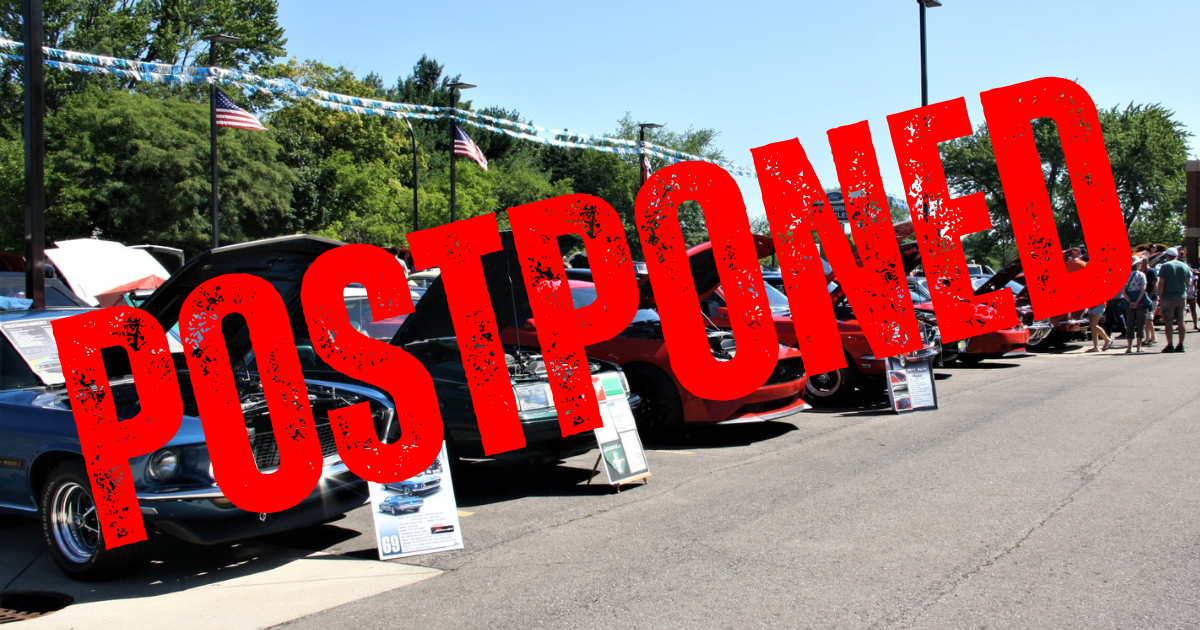 car show postponed